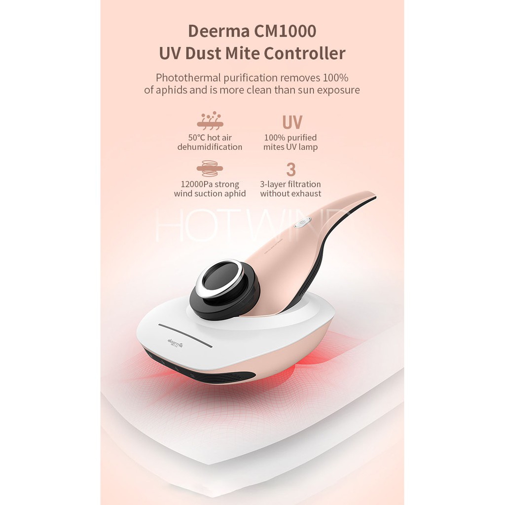 Máy hút bụi giường nệm cầm tay Deerma CM1000
