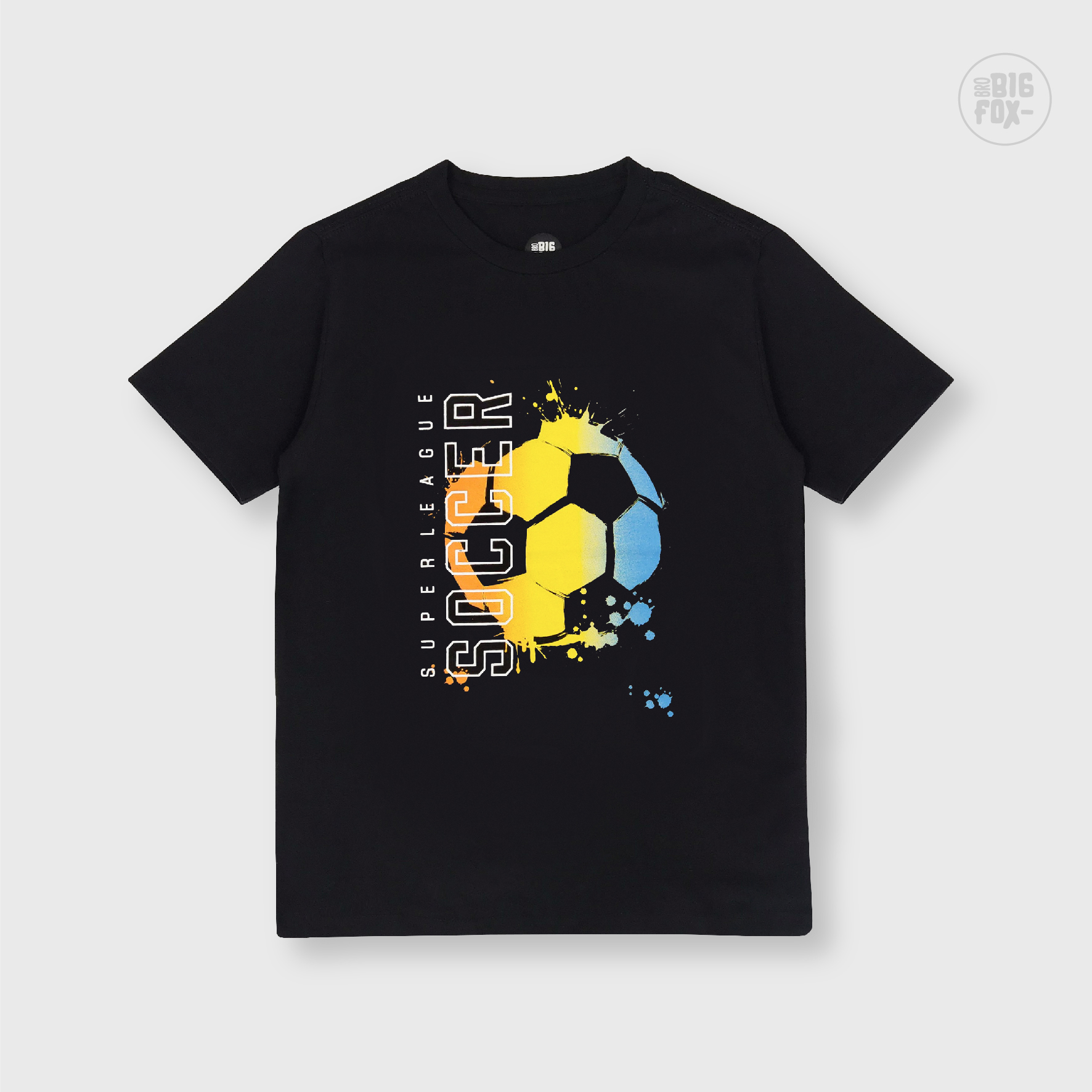 Bộ Bé Trai Bigfox, Bộ Cộc Tay Trẻ Em Mùa Hè Chất Cotton Mát In Hình Bóng Soccer