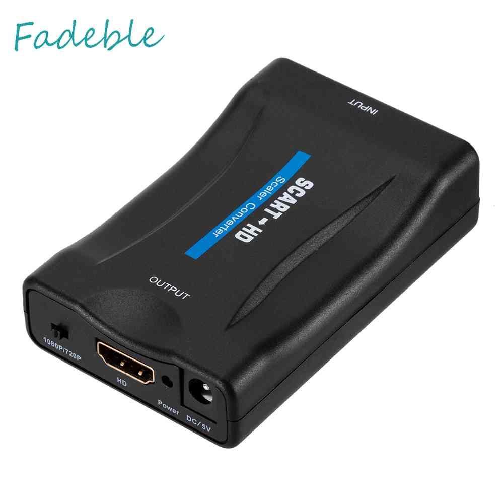 Bộ ChuyểN ĐổI Âm Thanh / Video SCART Sang HDMI 1080P