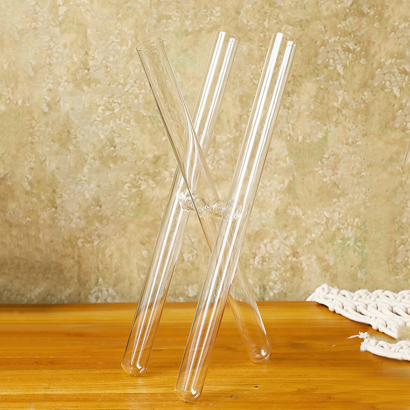 Test Tube Vase with 3 Test Tubes Flower Vase for Housewarming Wedding