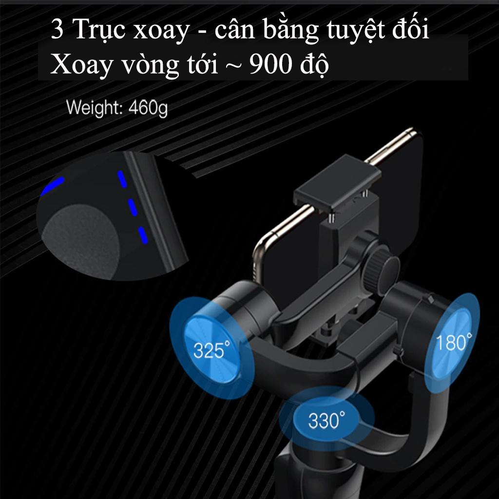 Gimbal Chống Rung S5B 3-Axis chống rung cực đỉnh - quay theo vật chủ, Gậy Chống Rung Điện Thoại Kiêm Sạc Dự Phòng 4000