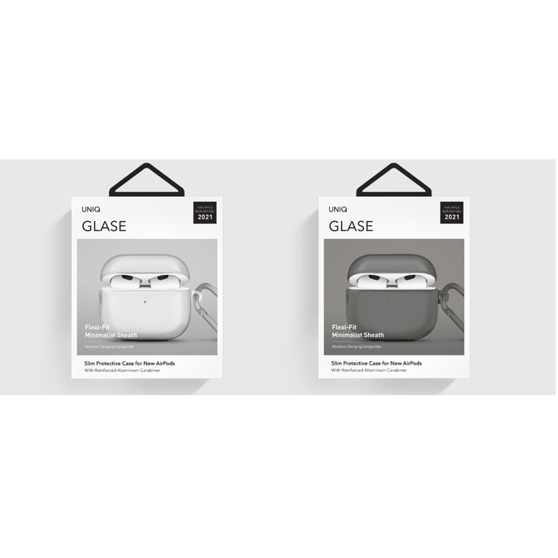 Ốp Case UNIQ Glase Hang Dành Cho Airpods 3 - Hàng Chính Hãng
