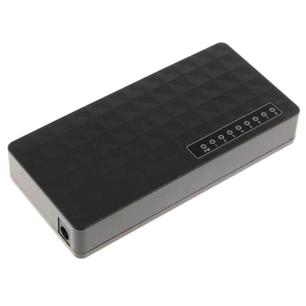10/100Mbps 8-Port Network Switch LAN Ethernet Desktop RJ45 Network Adapter