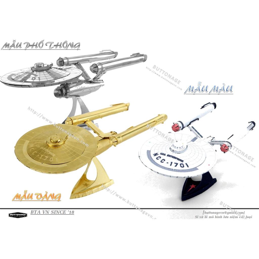 Mô Hình Lắp Ráp 3d Phi Thuyền USS Enterprise