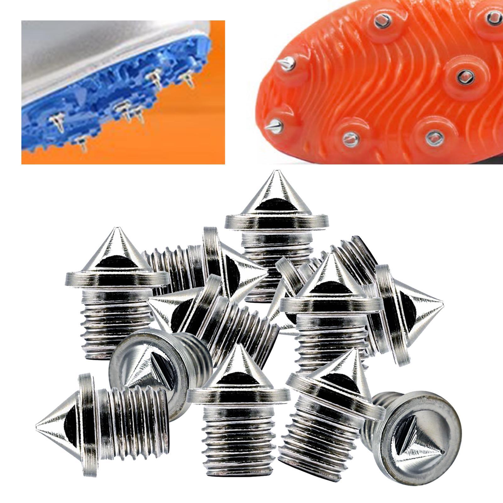 12x Track Spikes Sturdy Replacement Spikes for Running High Jump Backpacking