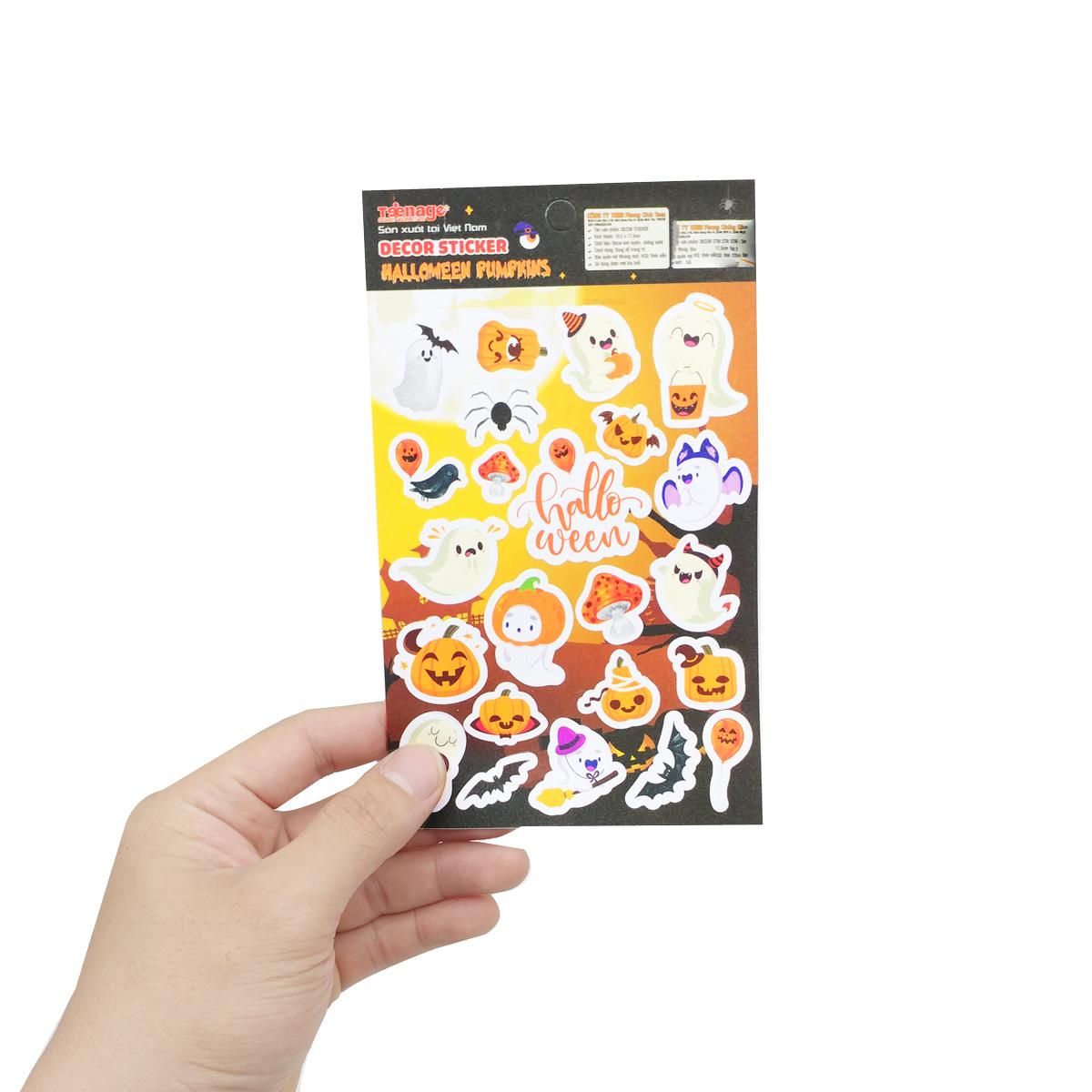 Sticker Kim Tuyến Halloween - Teenage KT-03 - Orange Halloween
