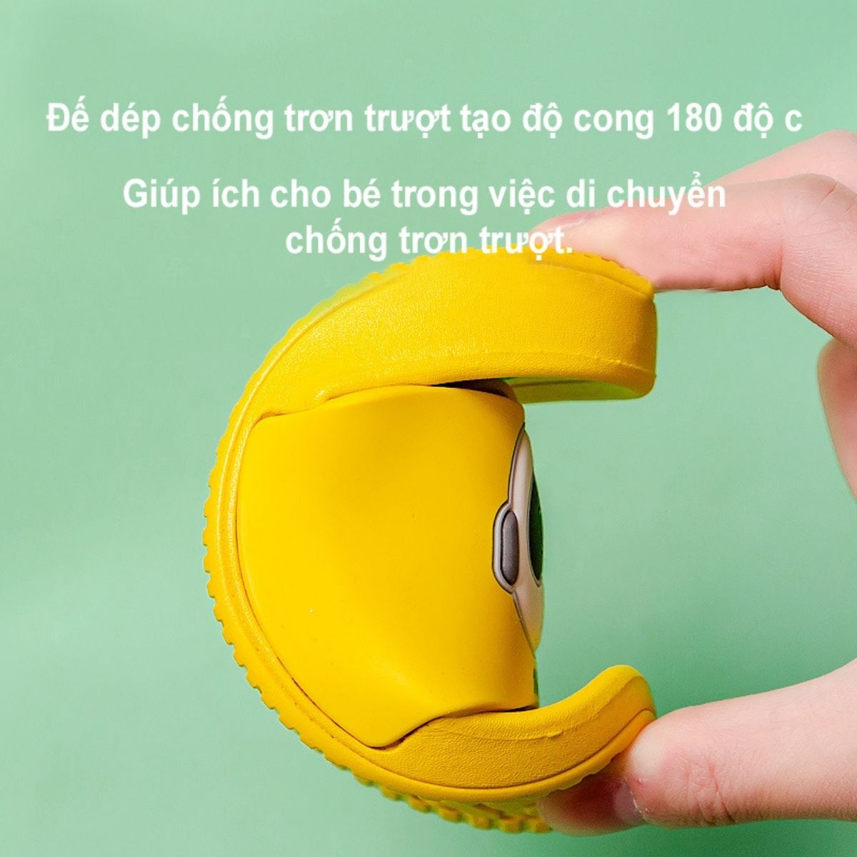 Dép Trẻ Em Cheerful Mario QL - 6101 Siêu Mềm Siêu Nhẹ Chống Trơn Trượt Cho Bé Trai Và Bé Gái - 5 Màu Đính Sticker Robot