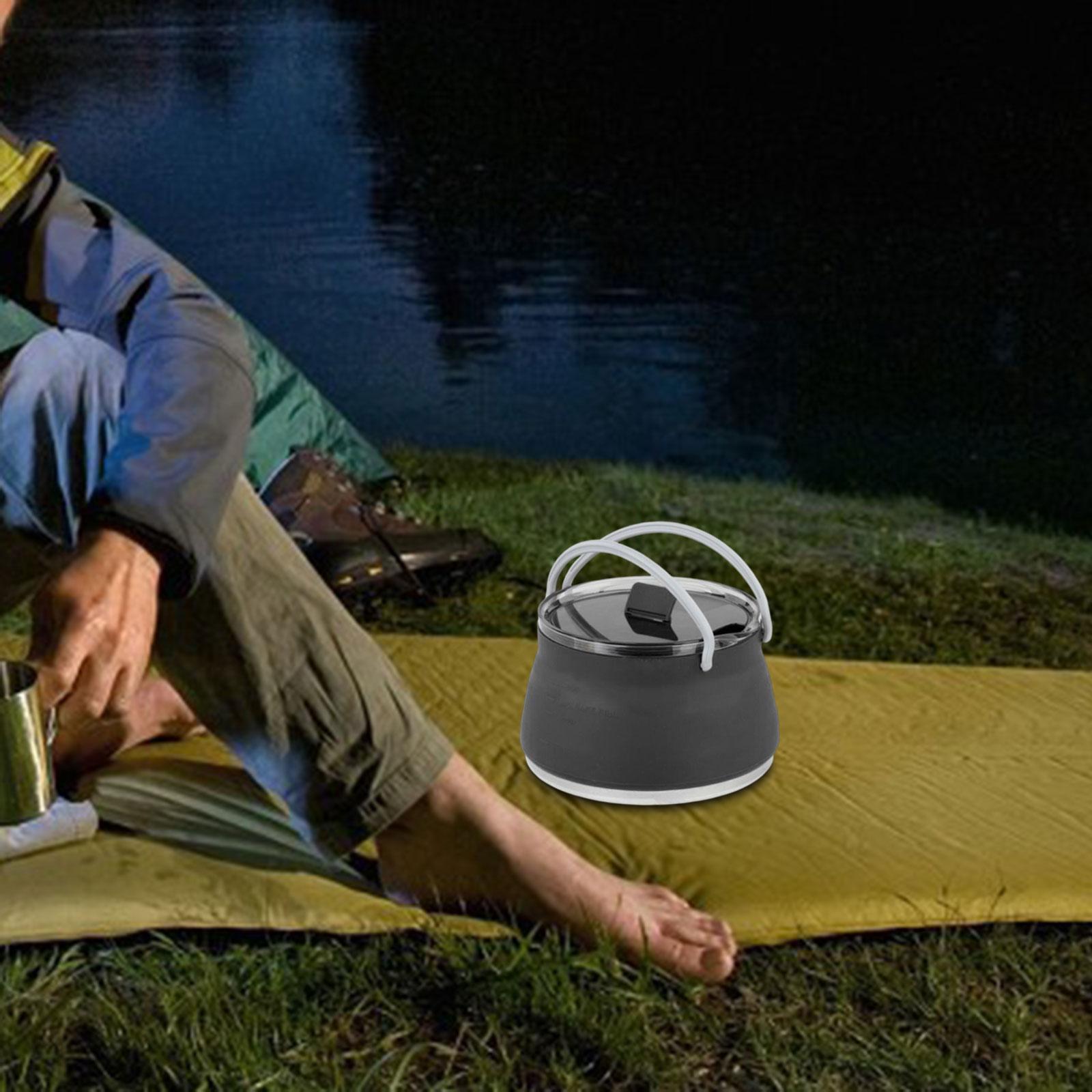 Water Boiler Teapot Coffee Pot Anti Scald Handle Collapsible Camping Kettle