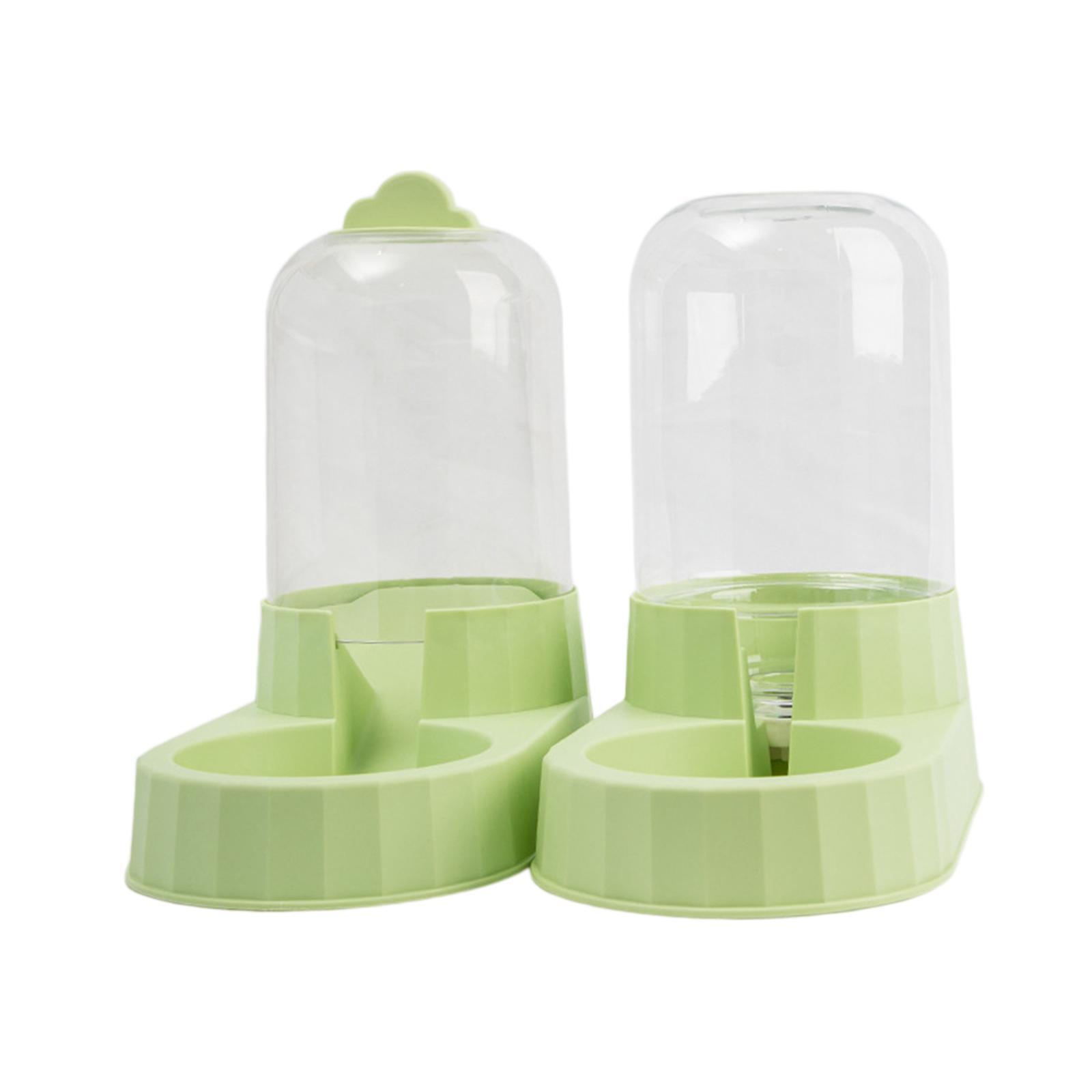 Automatic Pet Feeder Food Dispenser Feeding Station Pet Feeding Bowl Cats Feeder Container for Small Medium Dogs Cats Pet Supplies Household