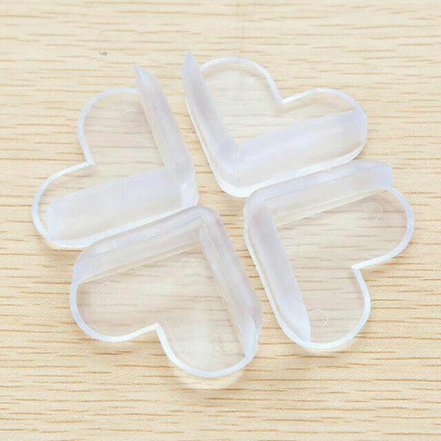 Bộ 4 miếng bọc cạnh bàn silicon - 5cm x 4cm x 2cm
