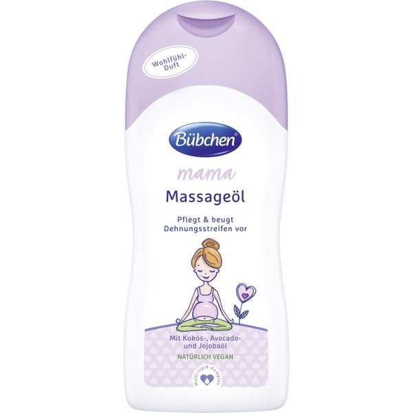 Bộ Chai Dầu Massage Bubchen Mama Chống Rạn Da 200ml + Sữa Tắm Dành Cho Bà Bầu Bubchen Mama 230ml