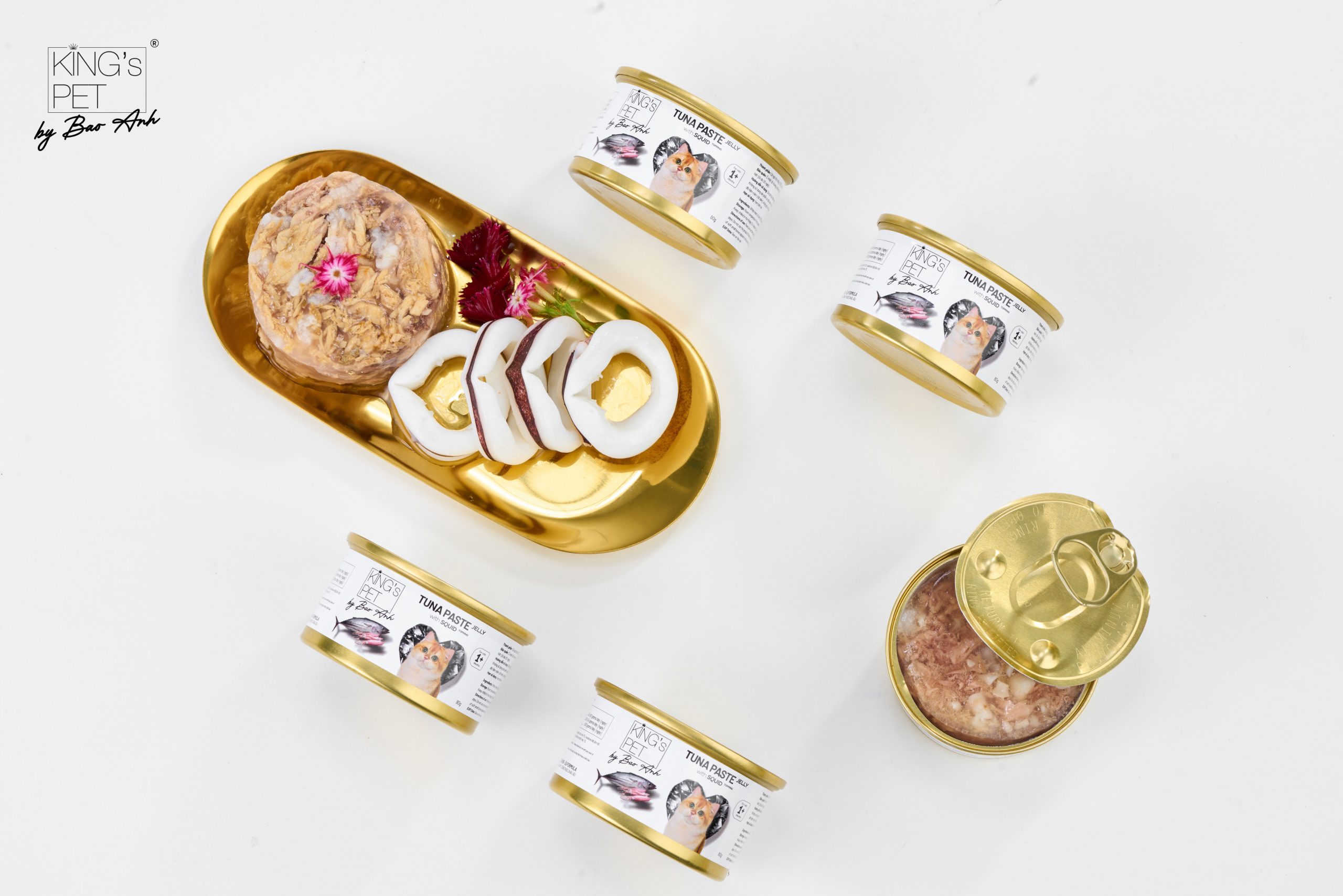 Pate Kingpet Bảo Anh Cao Cấp Dành Cho Mèo lon 80g