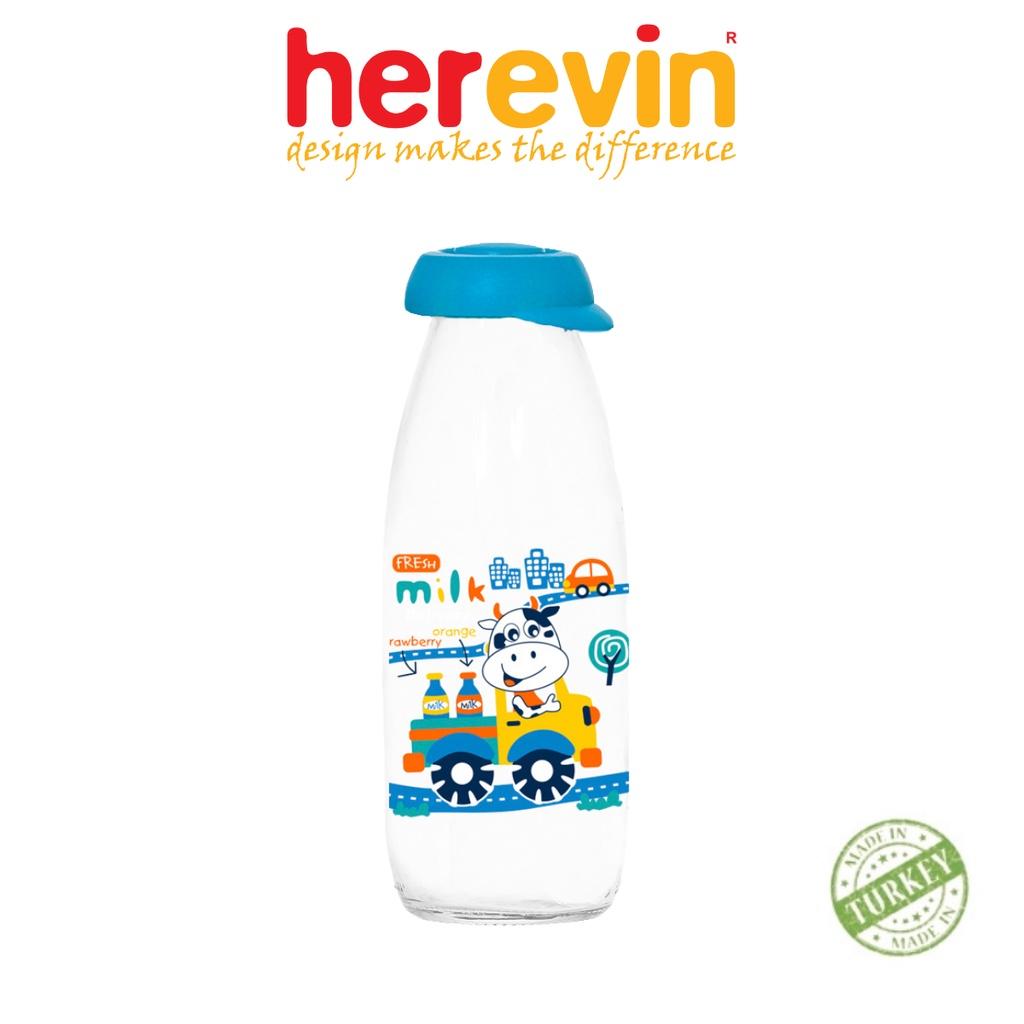 Bộ 3 Chai Đựng Sữa Thuỷ Tinh Herevin Decor 500ml - HECH111730-001