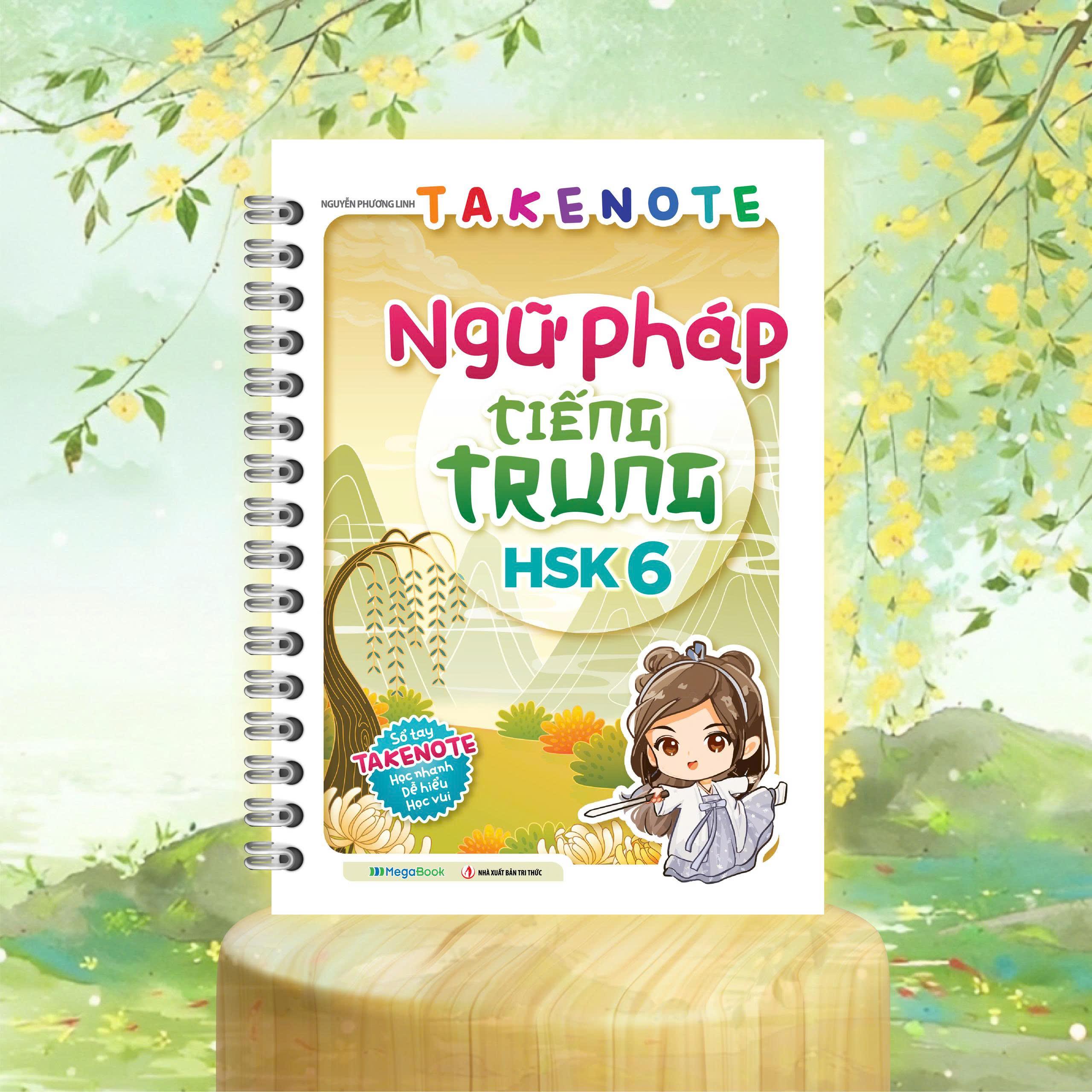 Sách - Takenote Ngữ Pháp Tiếng Trung HSK 6