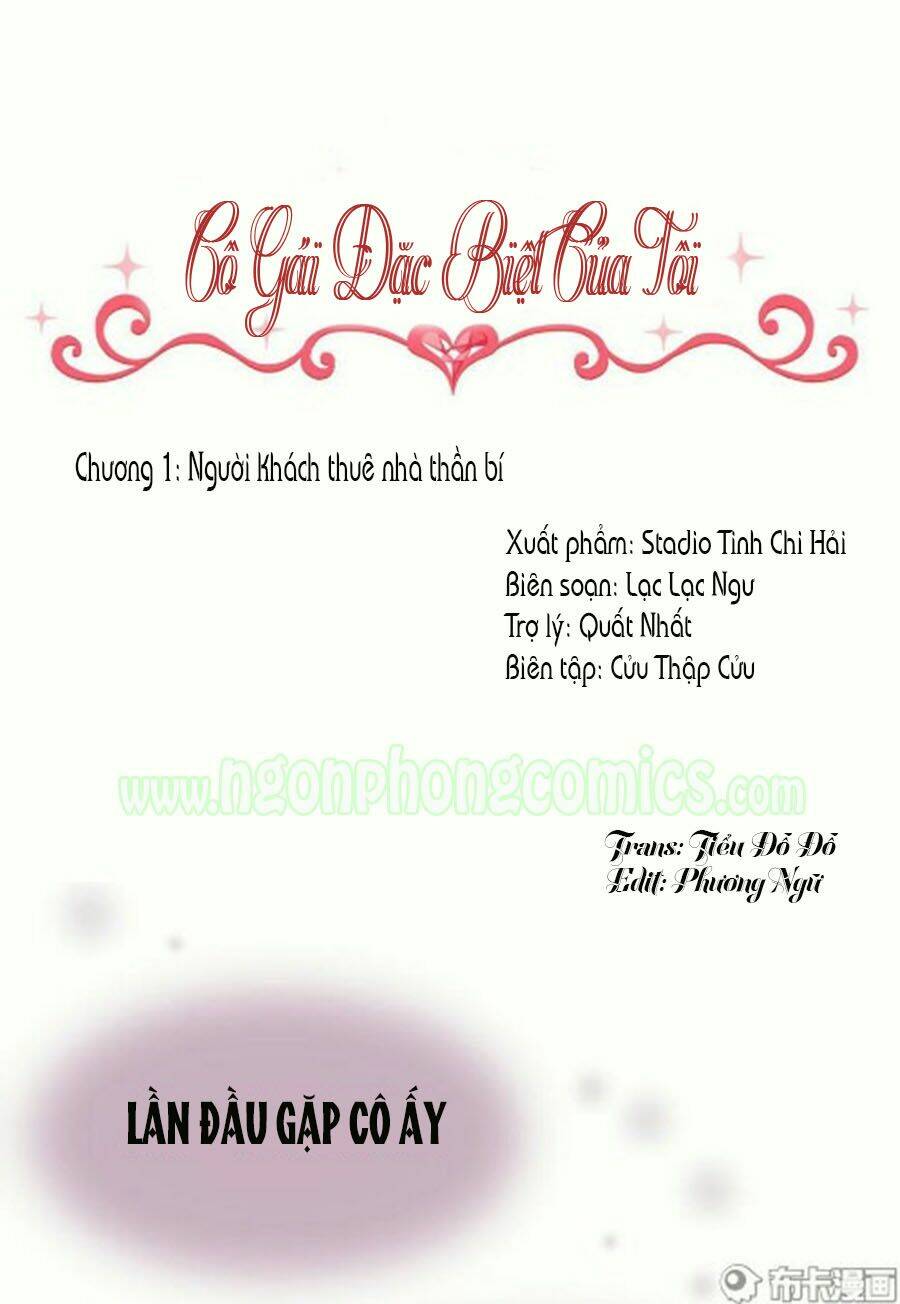 cô gái đặc biệt nhất của tôi chapter 1 2