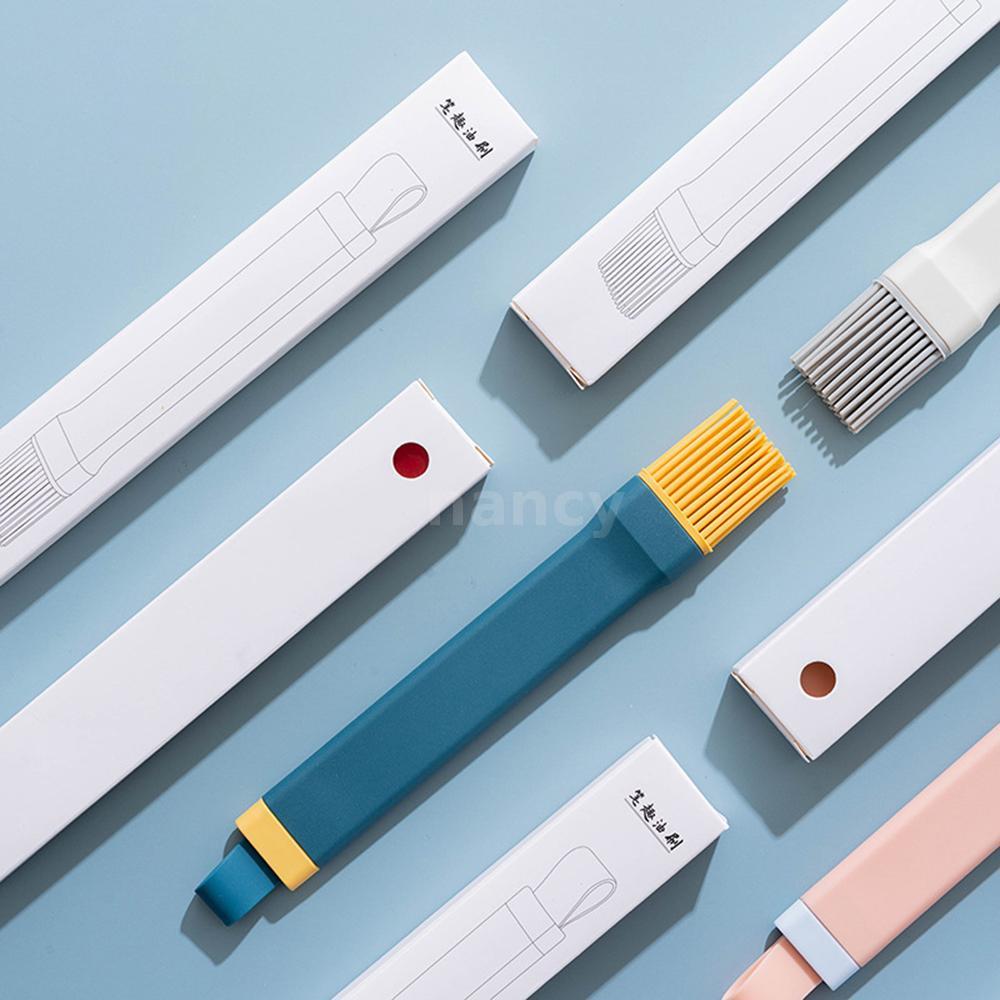 Cọ Quét Dầu Bằng Silicone Tay Cầm Dài Cách Nhiệt Tiện Dụng Cho Nướng Bánh / Bbq