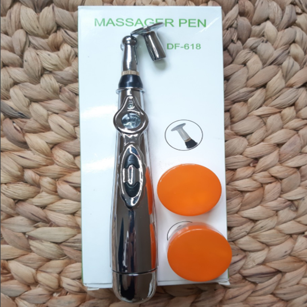 Bút massage pen dò huyệt châm cứu hỗ trợ trị liệu xung điện DF - 618 sử dụng pin AA nhỏ gọn tiện lợi