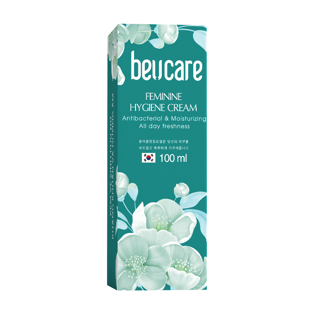 Kem vệ sinh phụ nữ  dưỡng ẩm BeUCare Ferminine Hygiene Cream - Antibac terial &amp; moisturizing (Chai 100ml)