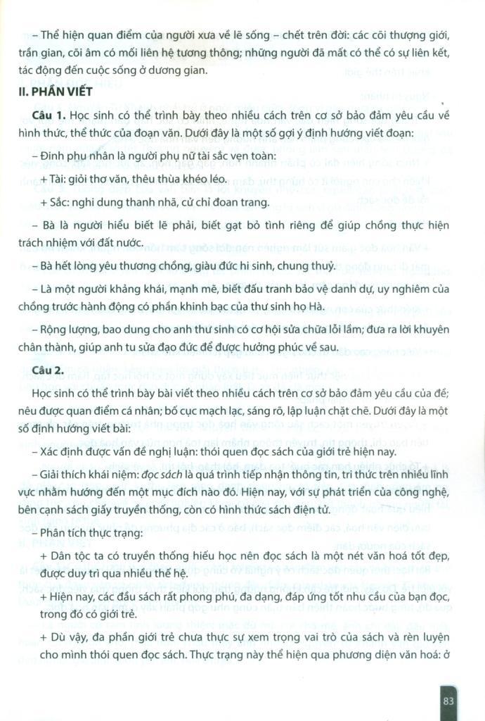 Sách - Đề Ôn Thi Tốt Nghiệp Trung Học Phổ Thông - Môn Ngữ Văn (Theo Chương Trình Giáo Dục Phổ Thông 2018) - ảnh 10