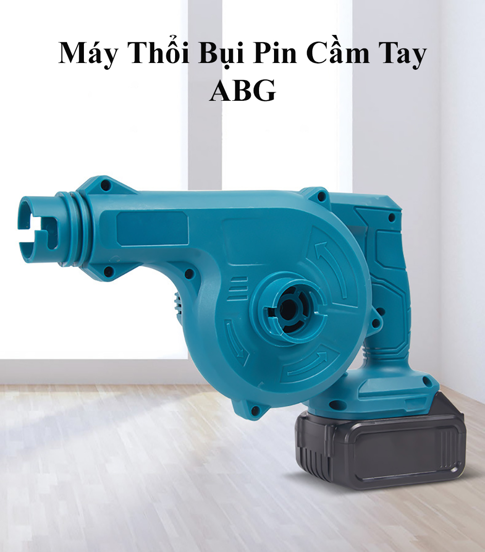 Thổi Bụi Pin Cầm Tay ABG Thể Cơ Điện Máy Thổi Bụi Không Dây Thuận Tiện Hơn Khi Sử Dụng Với Thiết Kế Kiểu Dáng Hiện Đại Ứng Dụng Nhiều Trong Các Xưởng Mộc, Vệ Sinh Máy Móc, Nhà Cửa, Lông Thú Cưng, Ô tô – Hàng Chính Hãng