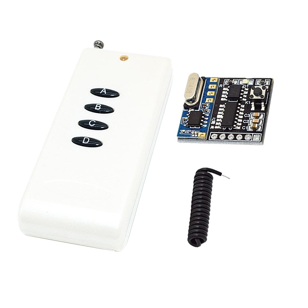 DC5V 4-Channel 433MHZ Wireless Control Relay Switch Receiver + Transmitter