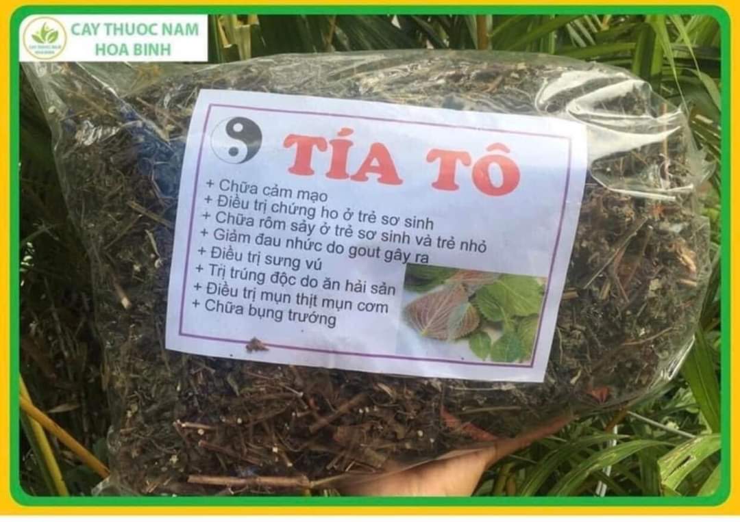 Lá tía tô khô gói 1 kg