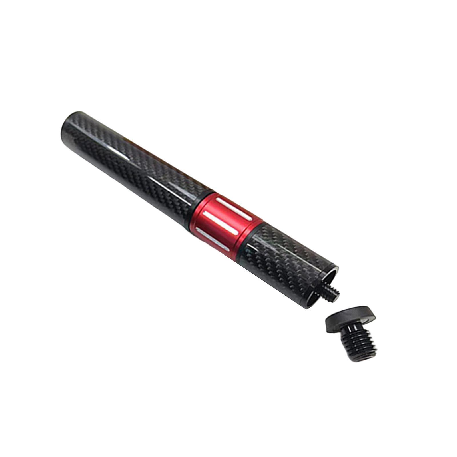 Telescopic Pool Cue Extension Snooker Cue Extend Compact Billiard Holder Cue Joint Accessories End Lengthener for Billiard Cues Professional
