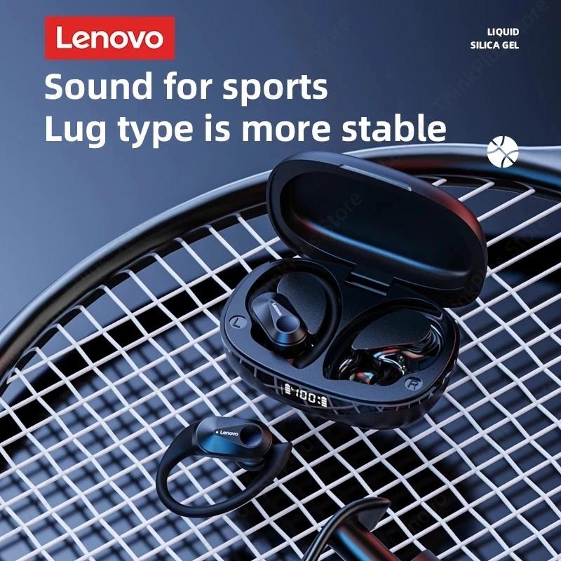Tai nghe LENOVO LP75 không dây bluetooth 5.3 âm thanh âm lập thể HD giảm ồn chống nước 400mah-Hàng chính hãng