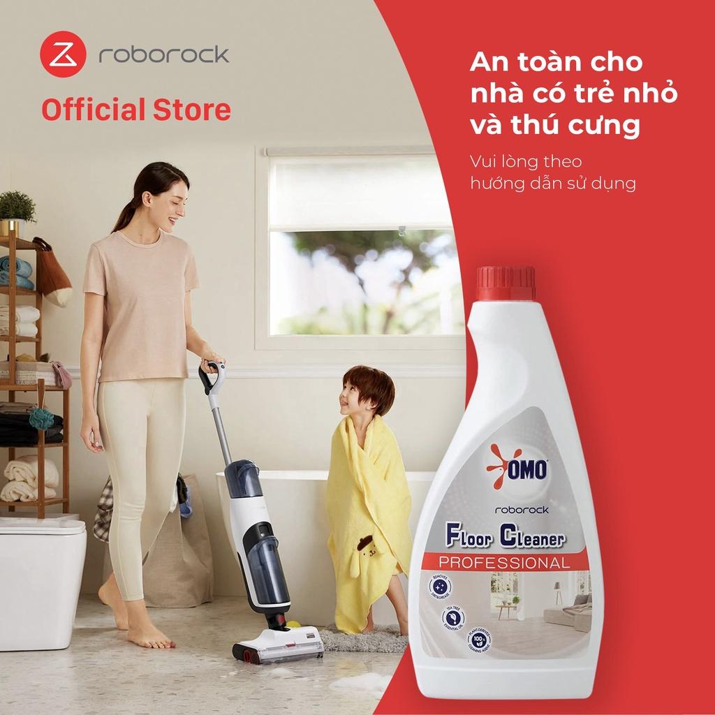 Nước lau sàn chuyên dụng Omo Roborock - Dành cho Robot, Máy hút bụi cầm tay, Chống nghẹt ống bơm, Dung tích 480ml