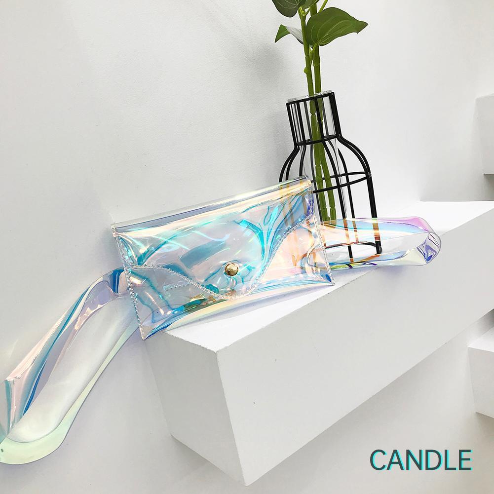 Túi Đeo Chéo Chất Liệu Nhựa Pvc Trong Suốt Thời Trang Cho Nữ