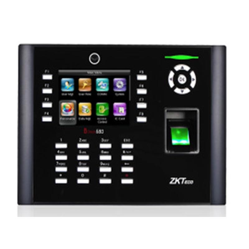 Máy chấm công ZKTeco Iclock 680 vân tay và thẻ . 8000 vân tay.10000 thẻ ID. RS232/485, TCP/IP, USB-client - Hàng Chính Hãng