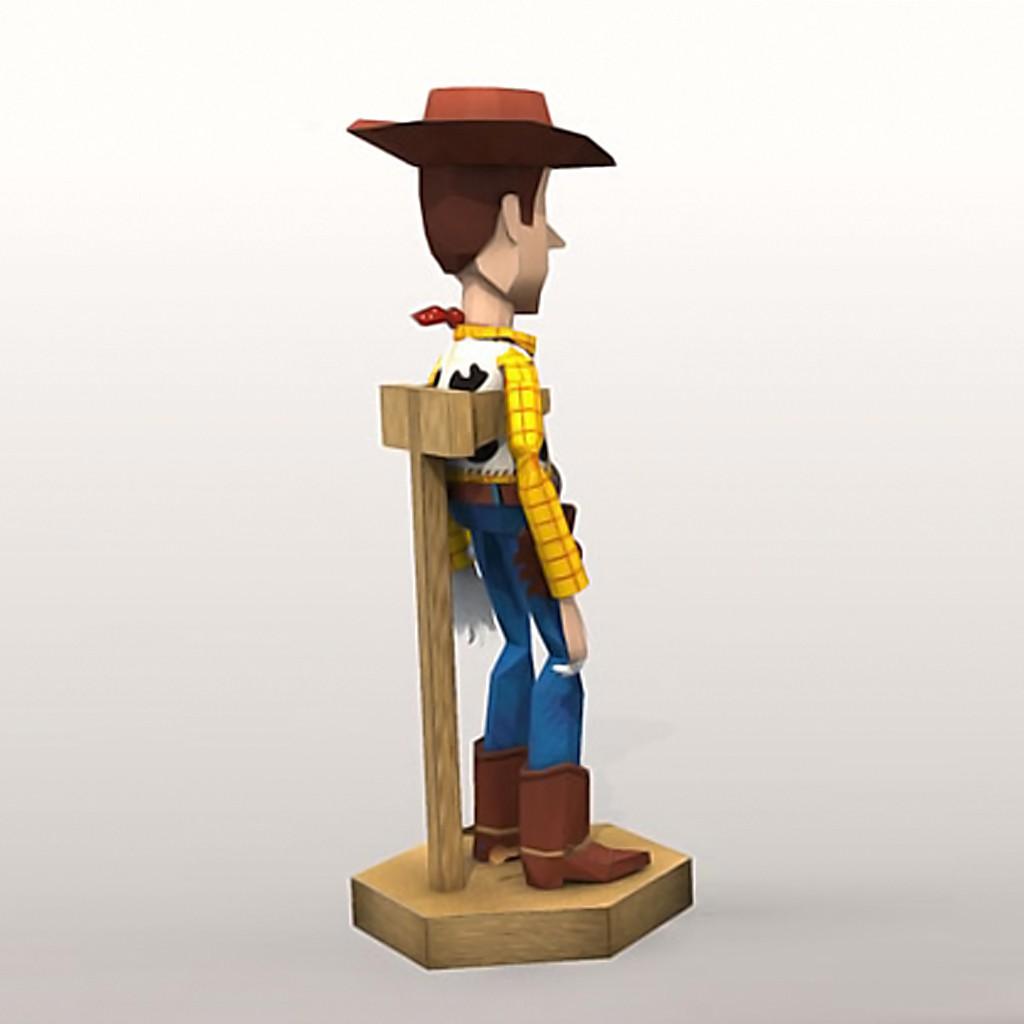 Mô hình giấy Anime Cartoon Sheriff Woody - Toy Story