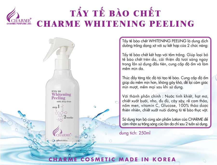 Tẩy Tế Bào Chết Charme Whitening Peeling Hàn Quốc