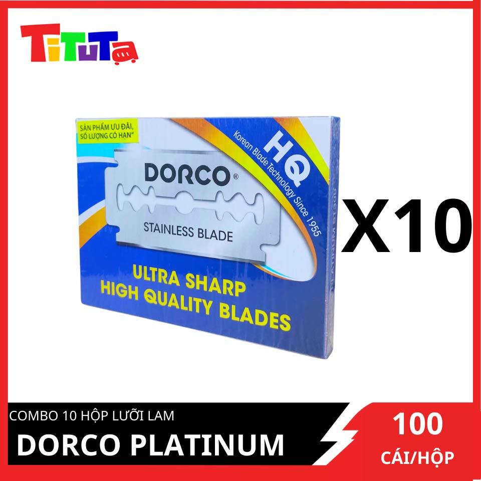 Dorco HQ ST300 10 Vỉ lưỡi dao lam cạo râu cực sắc