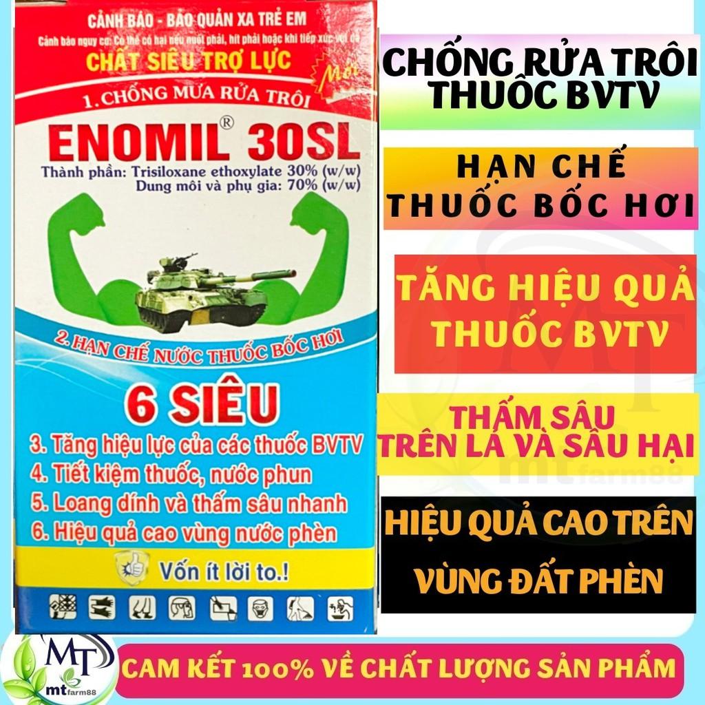 SIÊU TRỢ LỰC Enomil 6 SIÊU- TĂNG HIỆU LỰC THUỐC BVTV - SIÊU THẨM THẤU VÀ BÁM DÍNH CỰC MẠNH - CHỐNG RỬA TRÔI TRONG 30P