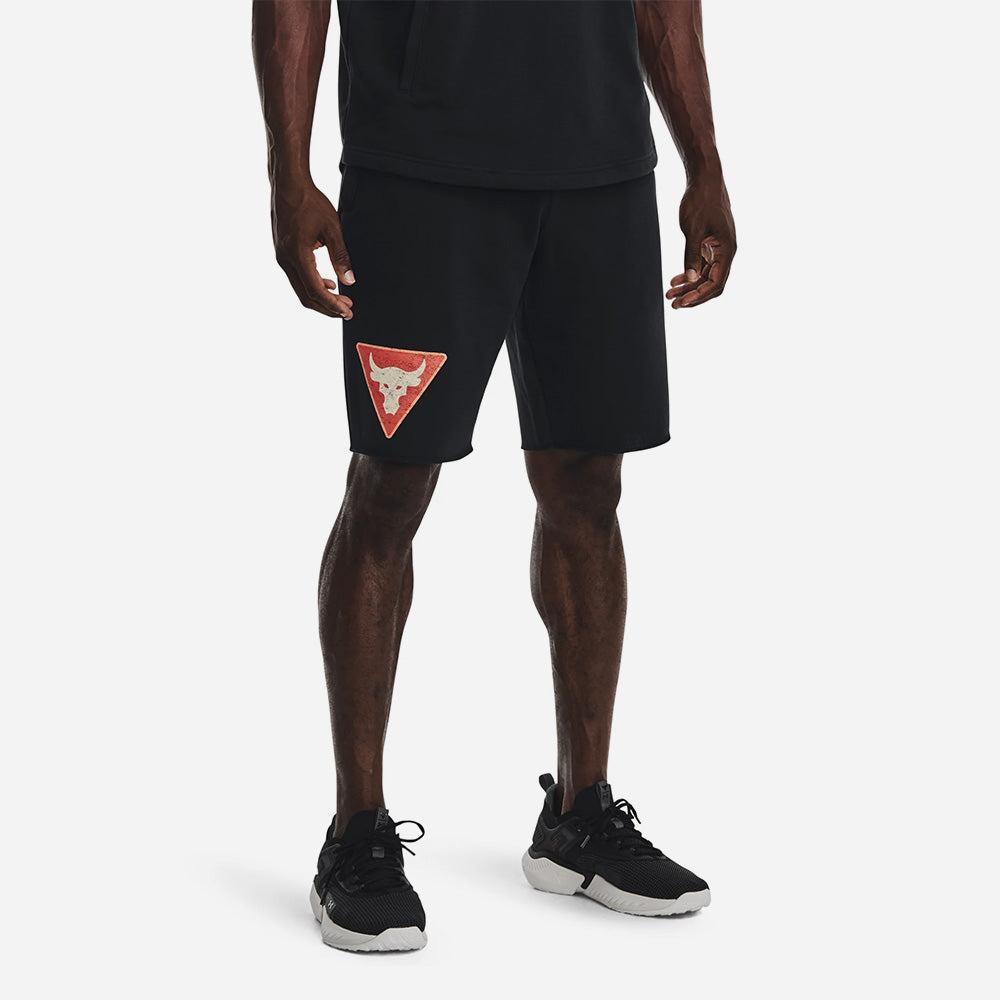 Quần ngắn thể thao nam Under Armour Project Rock Terry Tri - 1378017-001