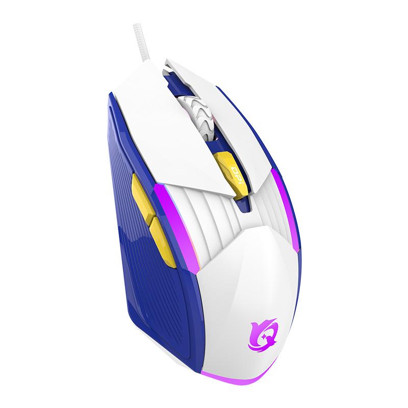 Ưu đãi đặc biệt GM50 mecha gió phát sáng đầy màu sắc chuột trò chơi máy tính phụ kiện điện cạnh tranh ăn gà LOL lập trình vĩ mô chuột có dây
