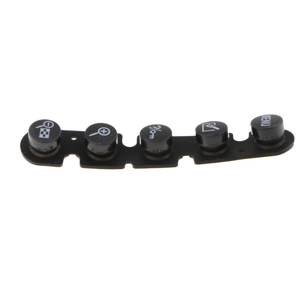 Rear Back Button Rubber Cover Key Replacement Part Menu For D600 D610