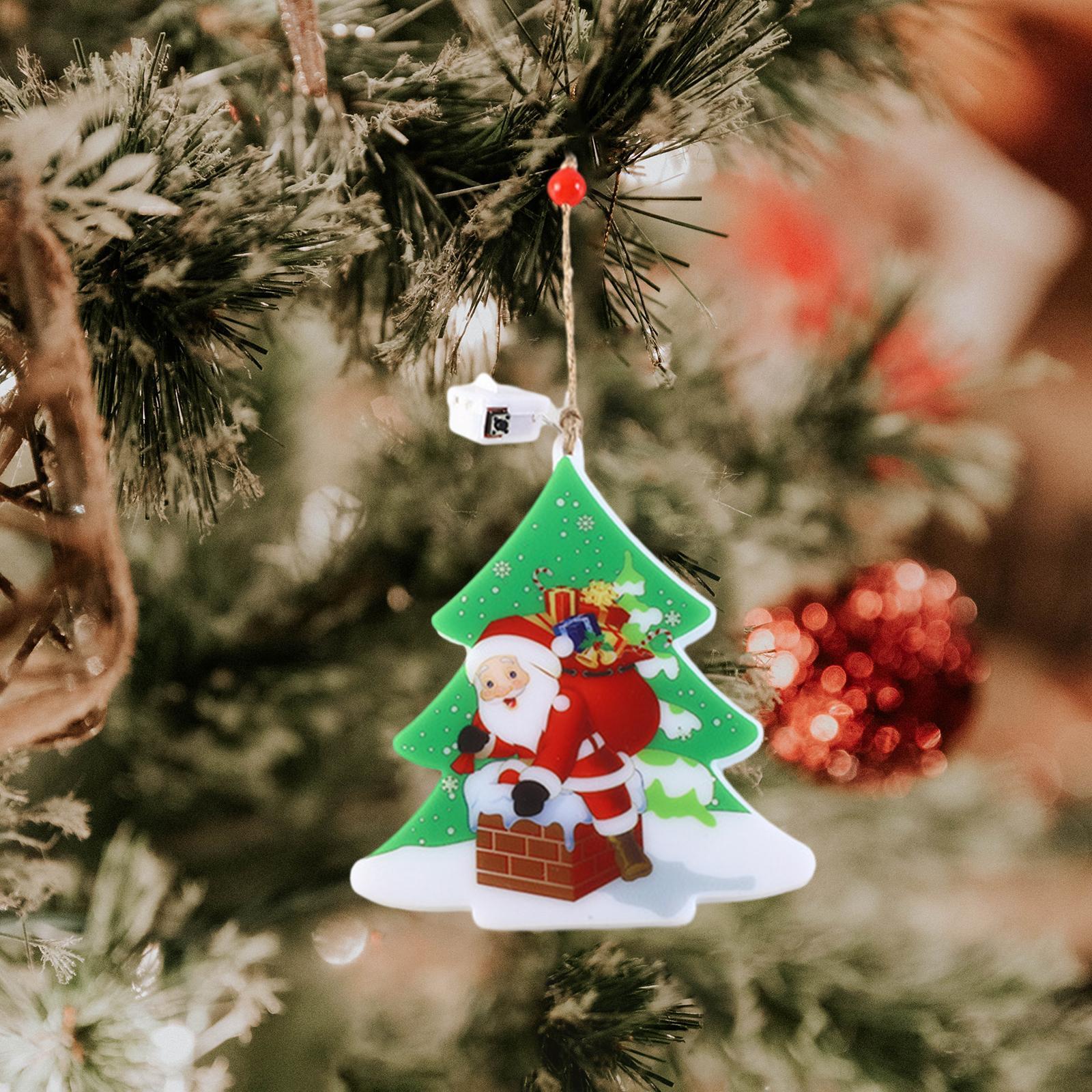 Christmas Tree Pendant Christmas Tree  Decoration Colorful Christmas Christmas Light for Garden Party Wedding Home