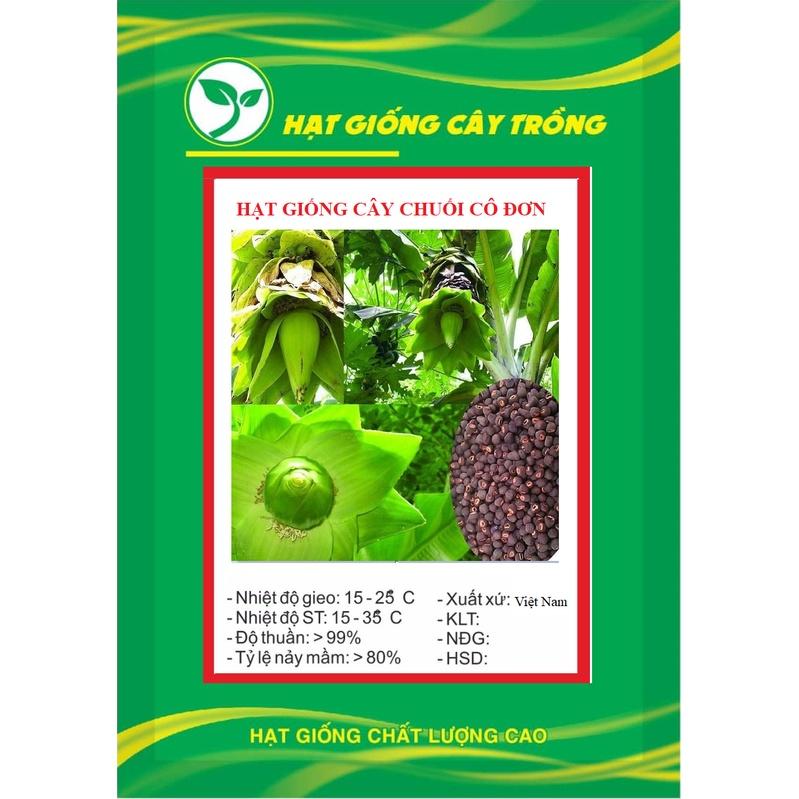 Hạt Giống Cây Chuối Cô Đơn KNS3715 - Gói 50 hạt