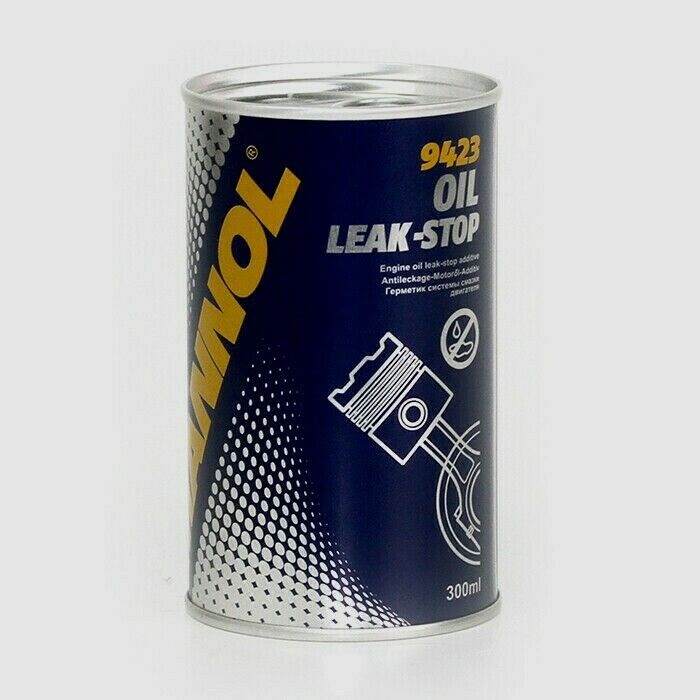 Phụ Gia Chống Rỉ Nhớt Động Cơ, Phục Hồi Phốt, Joint Cao Su MANNOL 9423 Oil Leak-Stop – 300ML