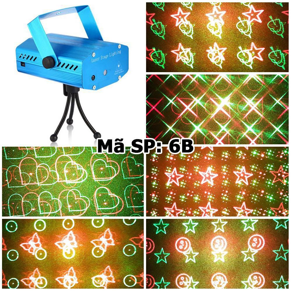 Bán Đèn Laser Mini 6 trong 1 sân khấu, vũ trường, trang trí Karaoke Siêu rẻ