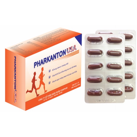 Viên Uống Bồi Bổ Sức Khỏe PHARKANTON USA- Hộp 60 Viên - Tăng cường sức đề kháng ,Bổ sung các vitamin và khoáng chất