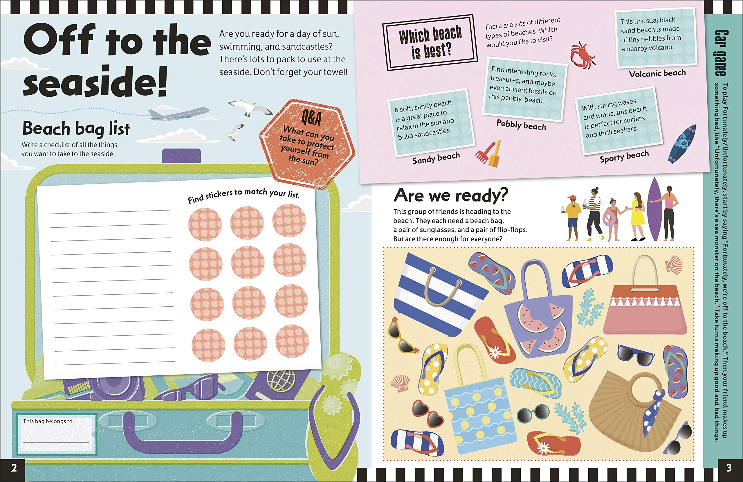 At the Seaside Activity Book: Includes more than 300 Stickers (DK)