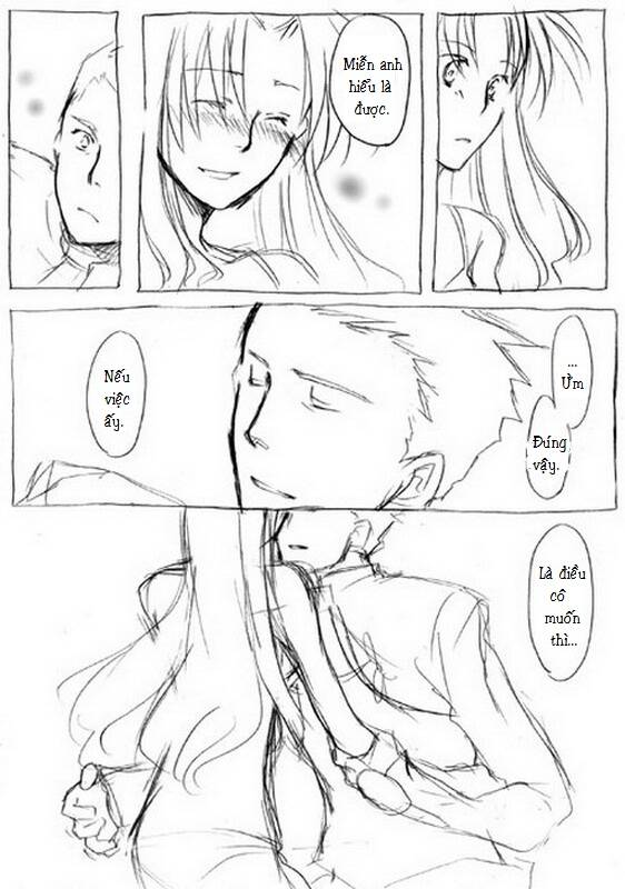 chén thánh: đêm định mệnh - doujinshi archer x rin chapter 6 14