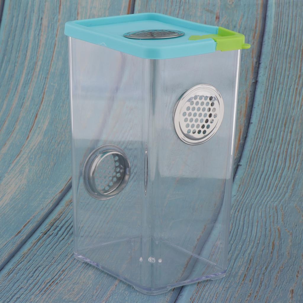 2-Pack Plastic Insect Spider Incubation Box Case Hatching Box Container