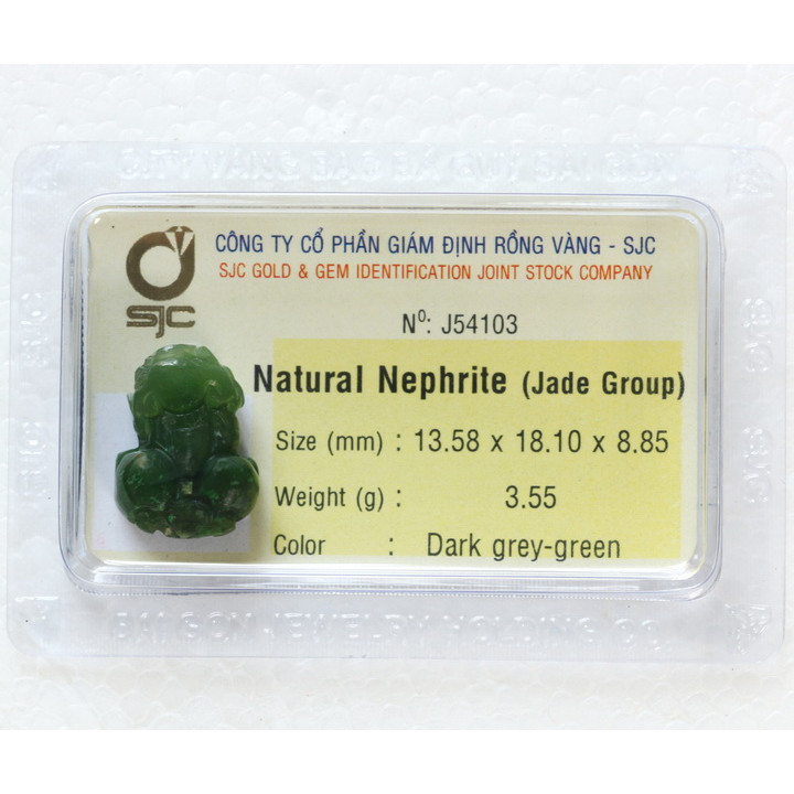 Linh Vật Ngọc Bích - Linh Vật Phong Thủy - Đá Phong Thủy Ngọc Bích - J54103
