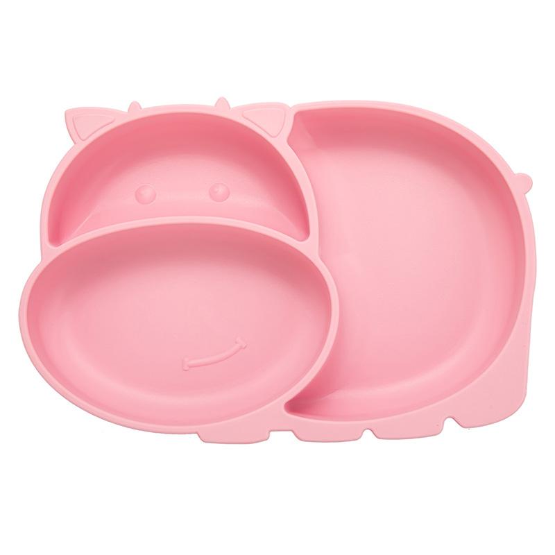 Bò Dẻo Silicone Cho Bé Ốp Dẻo Silicon Trẻ Em Bát Đựng Thức Ăn Cho Bữa Ăn Sáng Nursning Cho Ăn Bộ Đồ Ăn Món Ăn Kèm Thìa Nĩa Bộ