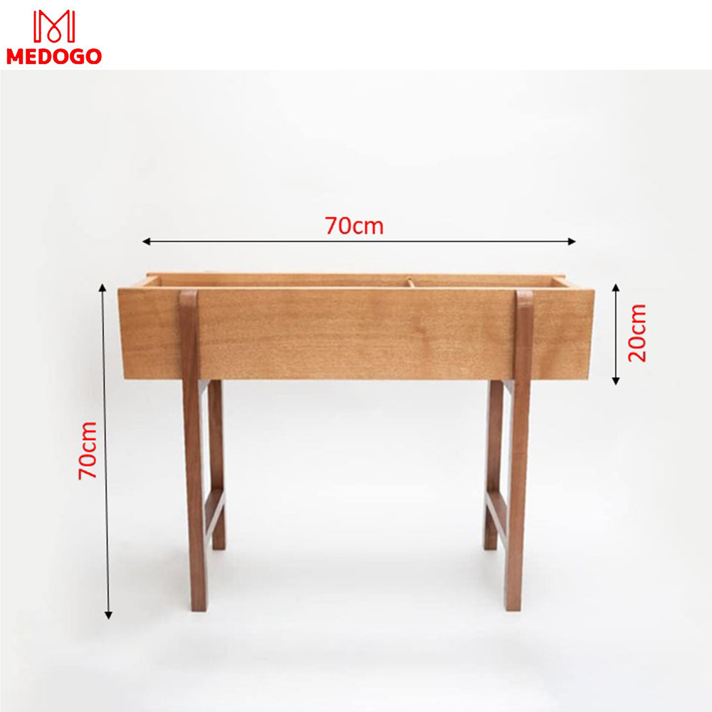 Chậu gỗ trồng cây Medogo, hoa, kệ trồng cây ban công-01