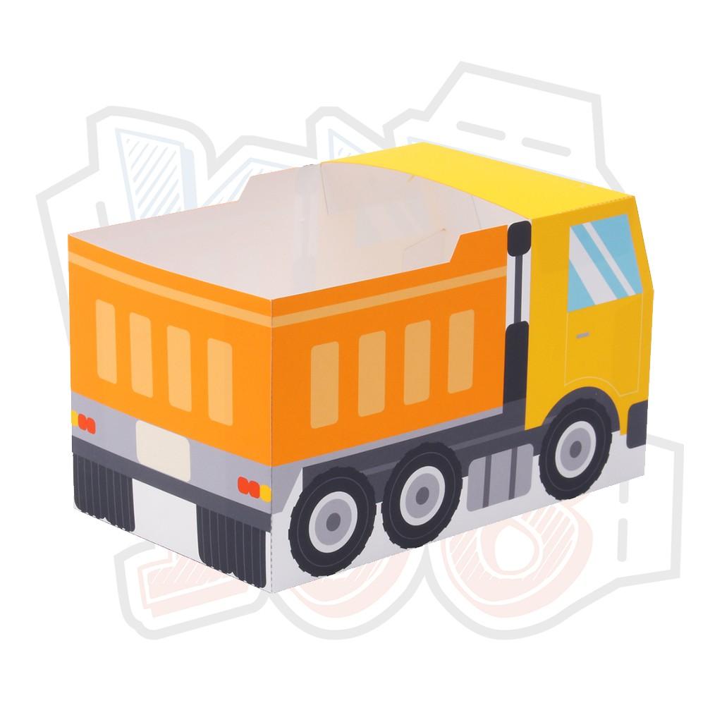Mô hình giấy đồ chơi Hộp xe tải - In mực thường - Giấy ford A4 125gsm